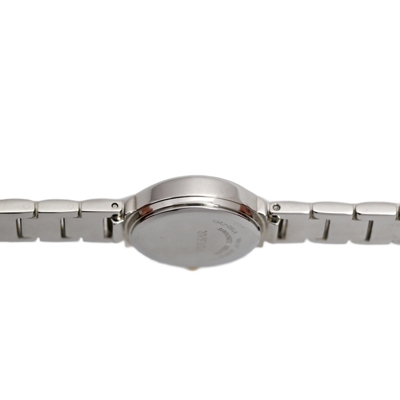 Pulsar Blue Dial Day Date Ladies Vintage Wrist Watch Two Tone 23mm